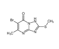 6-溴-5-甲基-2-甲基磺酰基-[1,2,4]噻唑并[1,5-a]嘧啶-7-醇|104690-49-5 