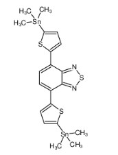 4,7-双(2-三甲基硅烷基噻吩-5-基)-2,1,3-苯并噻二唑|1025451-57-3 