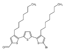 5''-溴-3,3''-二辛基-[2,2':5',2''-三噻吩]-5-甲醛|1342311-48-1 