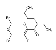 1-(4,6-二溴-3-氟噻吩并[3,4-b]噻吩-2-基)-2-乙基-1-己酮|1352743-83-9 