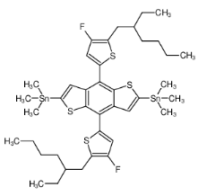 (4,8-双(5-(2-乙基己基)-4-氟噻吩基)苯并[1,2-b:4,5-b']二噻吩基)双(三甲基锡基)|1514905-25-9 