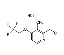 2-(氯甲基)-3-甲基-4-(2,2,2-三氟乙氧基)吡啶盐酸盐 盐酸盐|127337-60-4 