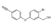 4-[4-溴-3-(羟基甲基)苯氧基]苯甲腈|906673-45-8	 