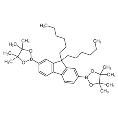 2,7-二(4,4,5,5-四甲基-1,3,2-二氧硼戊环-2-基)-9,9-十二烷芴|254755-24-3		 