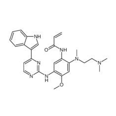 N-[2-[[2-(二甲基氨基)乙基]甲基氨基]-5-[[4-(1H-吲哚-3-基)-2-嘧啶基]氨基]-4-甲氧基苯基]-2-丙烯酰胺|1421373-98-9 