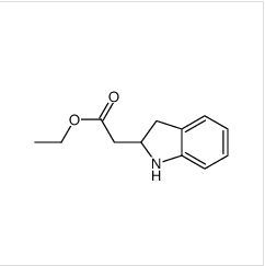 ethyl 2-(2,3-dihydro-1H-indol-2-yl)acetate |64132-03-2 