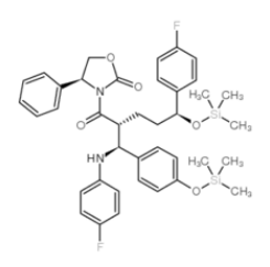 3-[(2R,5S)-5-(4-氟苯基)-2-[(S)-[(4-氟苯基(氨基)]][4-(三甲基硅)氧]苯基]甲基]-1-氧代-5-[(三甲基硅)氧]苯基]-4-苯基-(4S)-2-恶唑烷酮 |272 