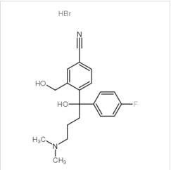 4-[4-(二甲氨基)-1-(4-氟苯基)-1-羟丁基]-3-羟甲基苯腈氢溴酸盐|103146-26-5 