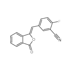 2-氟-5-[(3-氧代-1(3H)-异苯并呋喃亚基)甲基]苯腈| 763114-25-6