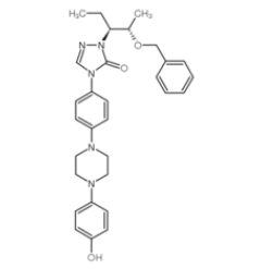 2-[(1S,2S)-1-乙基-2-苄氧基丙基]-2,4-二氢-4-[4-[4-(4-羟基苯基)-1-哌嗪基]苯基]-3H-1,2,4-三氮唑-3-酮|184177-83-1 