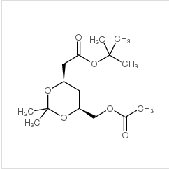 (4R-cis)-6-[(乙酰氧基)甲基]-2,2-二甲基-1,3-二氧六环-4-乙酸叔丁酯|154026-95-6