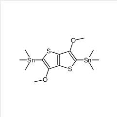 (3,6-dimethoxythieno[3,2-b]thiophene-2,5-diyl)bis(trimethylstannane) |1801357-03-8