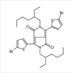 3,6-双(5-溴-2-噻吩基)-2,5-双(2-乙基己基)-2,5-二氢吡咯并[3,4-c]吡咯-1,4-二酮|1000623-95-9