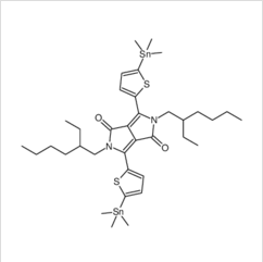 2,5-双(2-乙基己基)-3,6-双(5-(三甲基锡基)噻吩-2-基)吡咯并[3,4-c]吡咯-1,4(2H,5H)-二酮|1392422-47-7