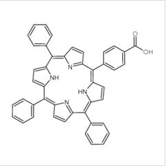 5-(4-羧苯基)-10,15,2-三苯基-21H,23H-卟吩 |95051-10-8