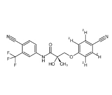 (2S)-3-(4-氰基苯氧基-2,3,5,6-D4)-N-[4-氰基-3-(三氟甲基)苯基]-2-羟基-2-甲基丙酰胺/1202044-20-9