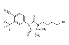 4-[3-(4-羟基丁基)-4,4-二甲基-2,5-二氧代-1-咪唑烷基]-2-(三氟甲基)苯腈|154992-24-2