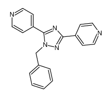 4-(1-benzyl-5-pyridin-4-yl-1,2,4-triazol-3-yl)pyridine|55391-37-2