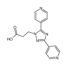 3-(3,5-di-pyridin-4-yl-[1,2,4]triazol-1-yl)-propionic acid|55785-86-9