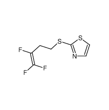  2-（3,4,4-三氟-3-烯基硫基）-1,3-噻唑|109993-23-9