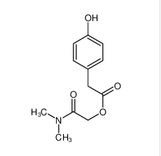 2-(二甲基氨基)-2-氧代乙基 2-(4-羟基苯基)乙酸酯|59721-16-3 