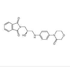 2-[(2R)-2-羟基-3-[[4-(3-氧代-4-吗啉)苯基]氨基]丙基]-1H-异吲哚-1,3(2H)-二酮|446292-07-5 