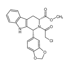 顺式-(1R,3R)-1,2,3,4-四氢-1-(3,4-亚甲二氧基苯基)-9H-吡啶并[3,4-B]吲哚-3-羧酸甲酯盐酸盐 |171489-59-1