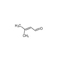3-甲基-2-丁烯醛|107-86-8 