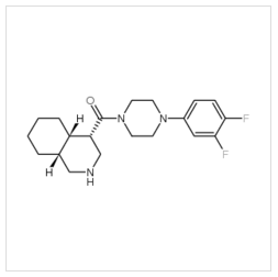 ((4S,4as,8ar)-去氢异喹啉-4-基)(4-(3,4-二氟苯基)哌嗪-1-基)甲酮|362611-66-3 