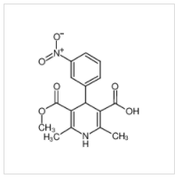 2,6-二甲基-5-甲氧羰基-4-(3-硝基苯基)-1,4-二氢吡啶-3-羧酸|74936-72-4 