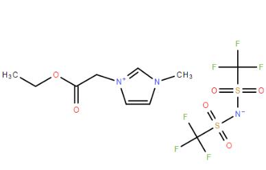 1-乙酸乙酯基-3-甲基咪唑双(三氟甲烷磺酰)亚胺盐 