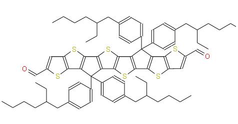 6,6,12,12-四(4-乙基己基苯基)-6,12-二氢-并二噻吩并[3',2':4,5]环戊二烯并[1,2-b]并二噻吩并[2'',3'':3',4']环戊二烯[1',2':4 